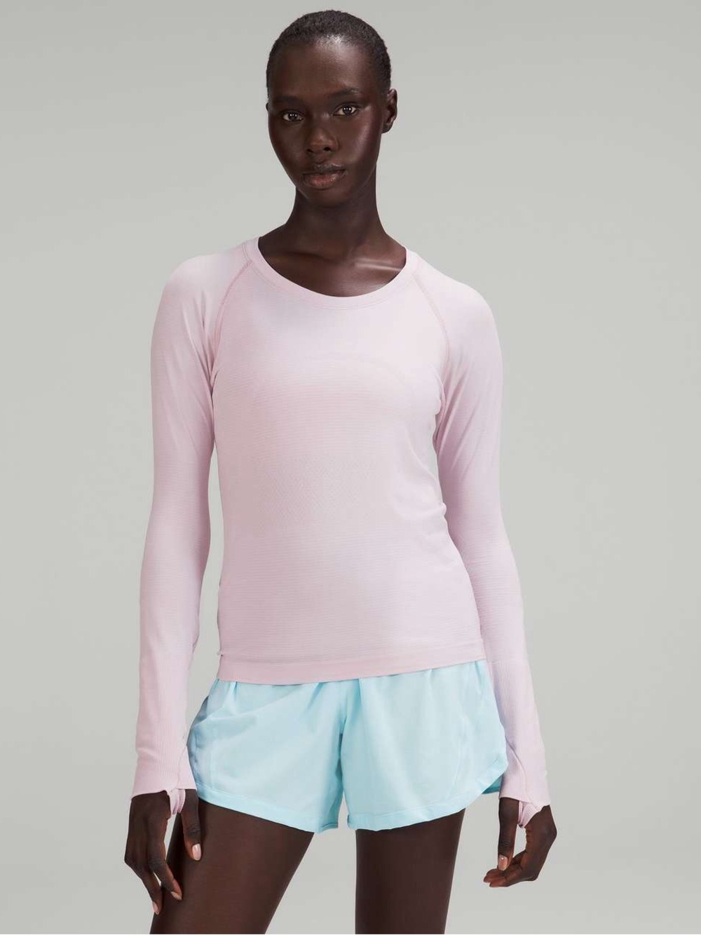 Lululemon Pink Peony Swiftly Tech Long Sleeve *Waist Length